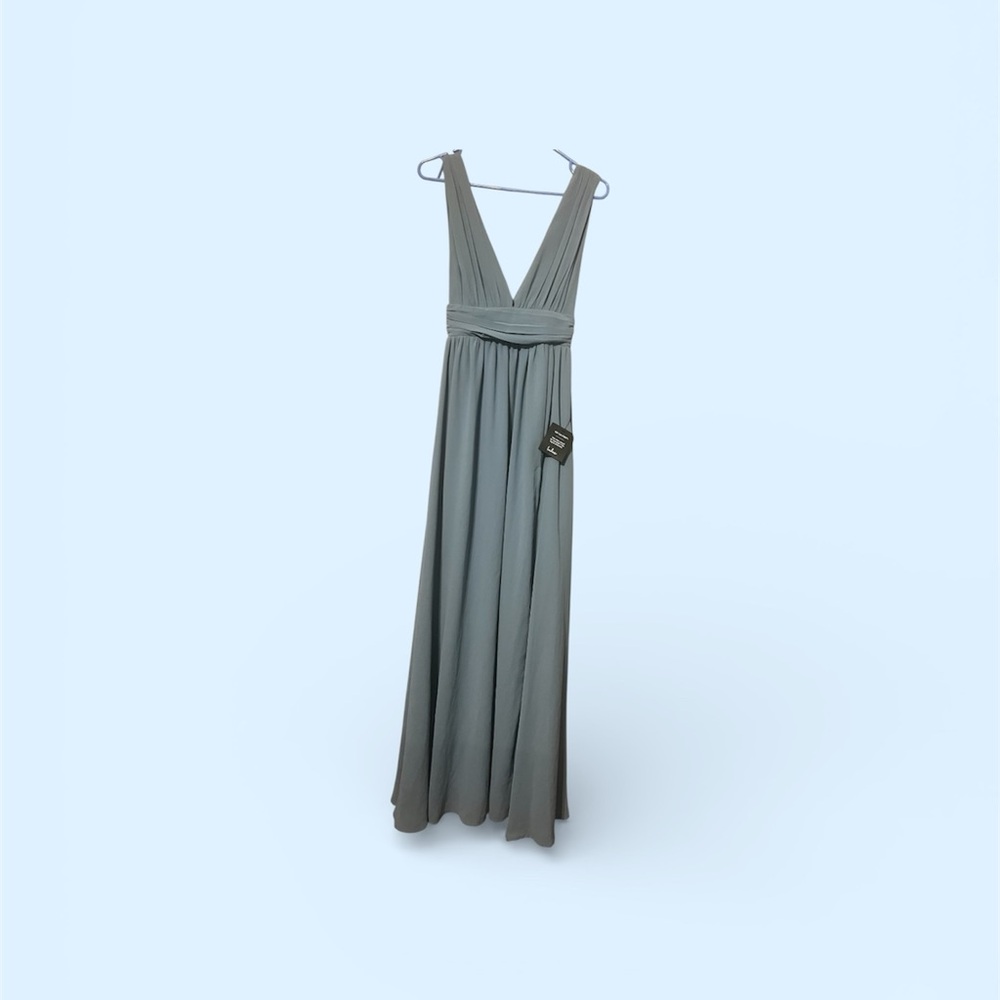Lulu's Charcoal Maxi Dress